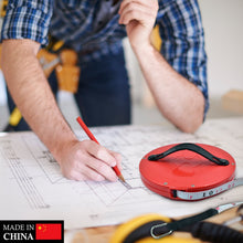 Measuring tape with retractable feature and measurement