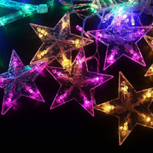 12 Star LED Curtain Lights for Diwali 