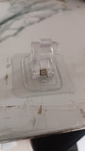 Wall Mount Transparent Self-Adhesive Clip with Strong Spring Grip