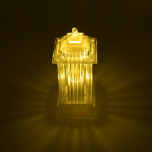 LED lantern light with crystal design for festive decorations