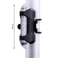 Rechargeable LED Bicycle Front & Rear Safety Light (1 Pc)