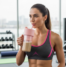 Portable Crusher Juicer With Handle & Straw, USB Rechargeable Multi Blades (420 ML)