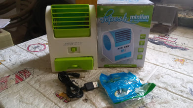 Rechargeable Mini Personal Air Cooler – Desktop Cooling Fan