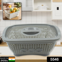 Multipurposes Plastic Basket (1 Pc / Mix Color )