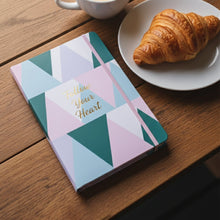 Hardcover Ruled Notebook, Diary & 200 Pages 21x15 cm (1 Pc)