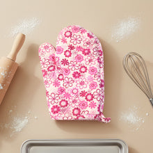 Designer Multicoloured Oven Mitt and Pot Holder (24 Cm)